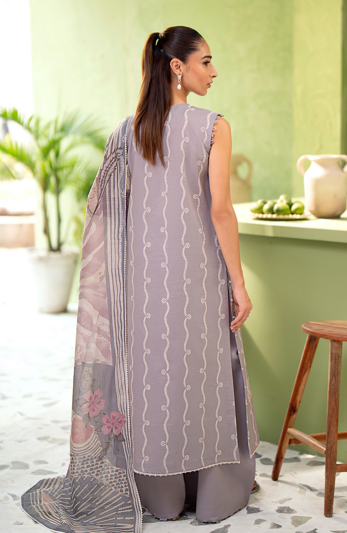 Seran | Artisan Lawn 25 | GRIS -  Seran Ladies Clothes - Original Designer Dress - House of Maryam