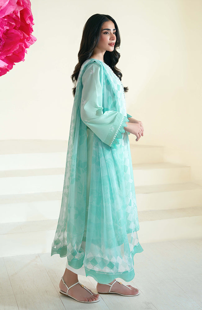 Seran | Daffodils Lawn 24 | Beverly -  Seran Casuals - Original Designer Dress - House of Maryam