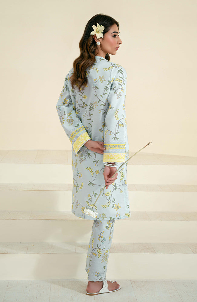 Seran | Daffodils Lawn 24 | Cleo -  Seran Casuals - Original Designer Dress - House of Maryam