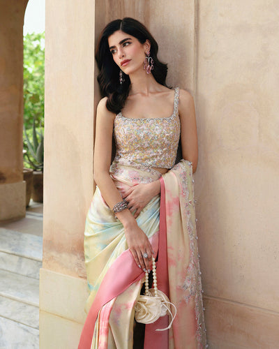 Faiza Saqlain | Averia Bridals | Kalara -  Faiza Saqlain Ladies Clothes - Original Designer Dress - House of Maryam