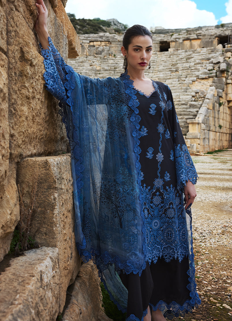 Image | Lawnkari 25 | Hala -  Image Ladies Clothes -  House of Maryam