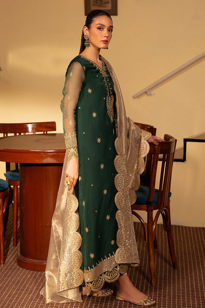 Cross Stitch | Luxury Pret | Jade Radiance-2 PC (Shirt & Dupatta)