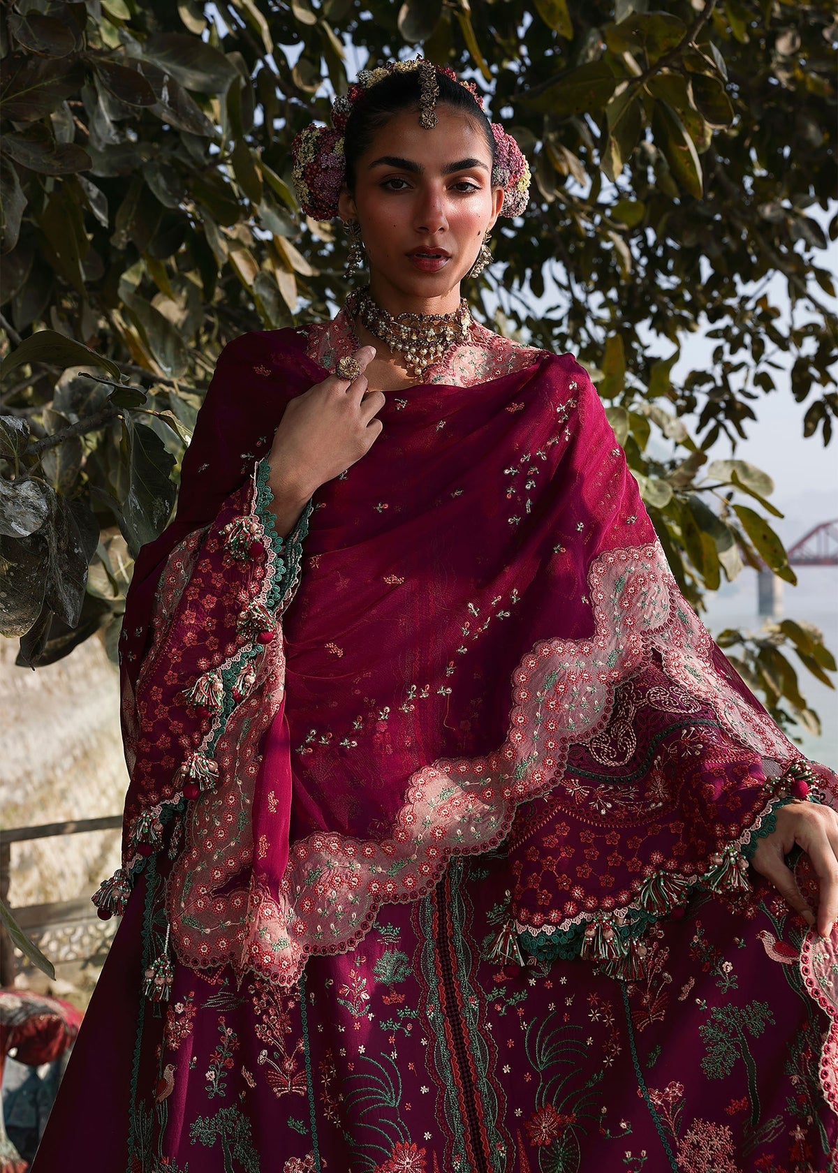 Hussain Rehar | Kalabagh Luxury Lawn 26 | Anjas, image 4