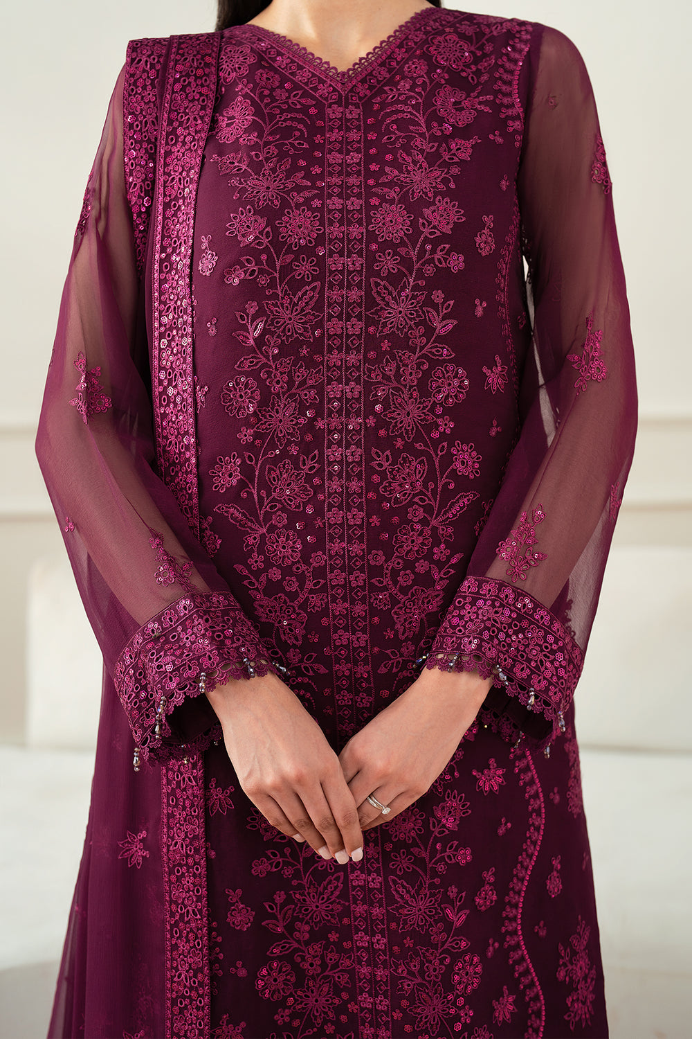 Farasha | Essence Formals 25 | Regal Violet -  Farasha Ladies Clothes - Original Designer Dress - House of Maryam