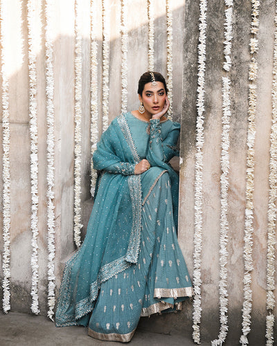 Faiza Saqlain | Zimmal Formals | Tisha -  Faiza Saqlain Ladies Clothes - Original Designer Dress - House of Maryam