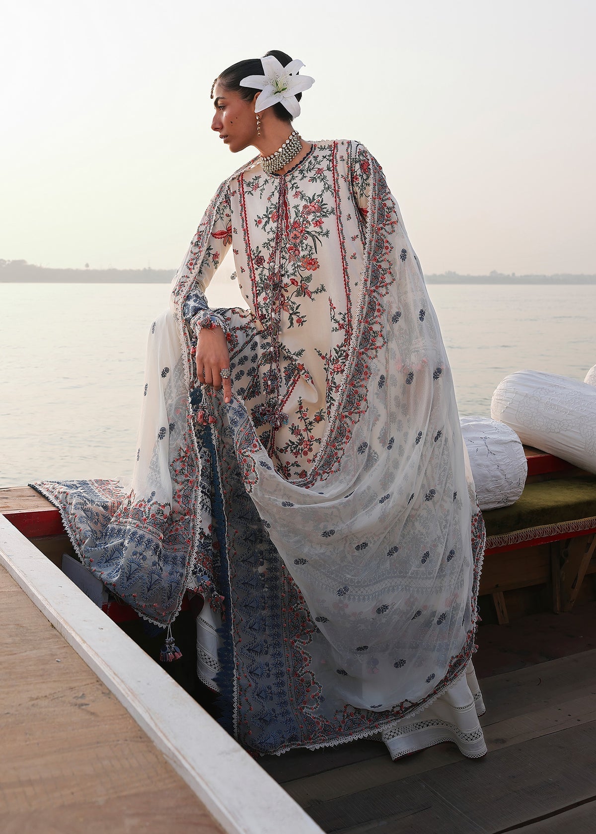 Hussain Rehar | Kalabagh Luxury Lawn 26 | Yuki, image 4