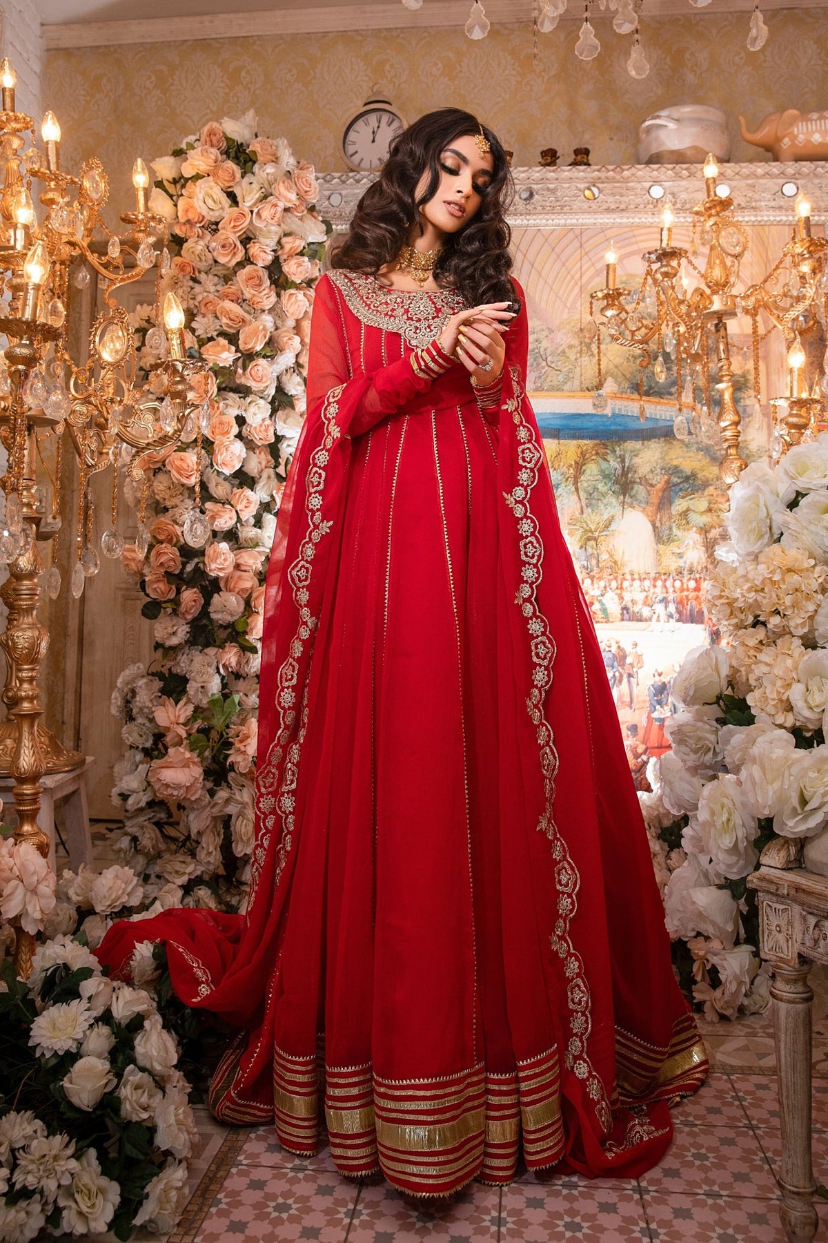 Hania & Umaimaz | Festive Collection | Surkh -  Hania & Umaima  - Original Designer Dress - House of Maryam