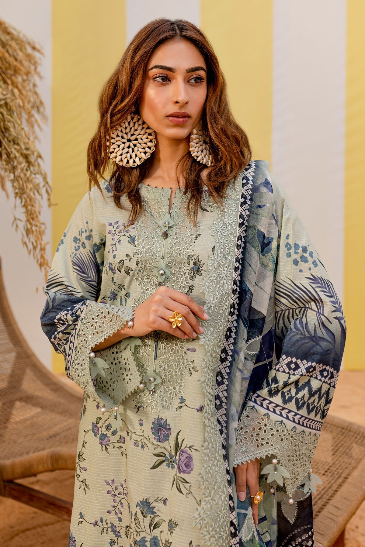 Nureh | Gardenia Lawn 25 | NSG-183 -  Nureh Ladies Clothes - Original Designer Dress - House of Maryam