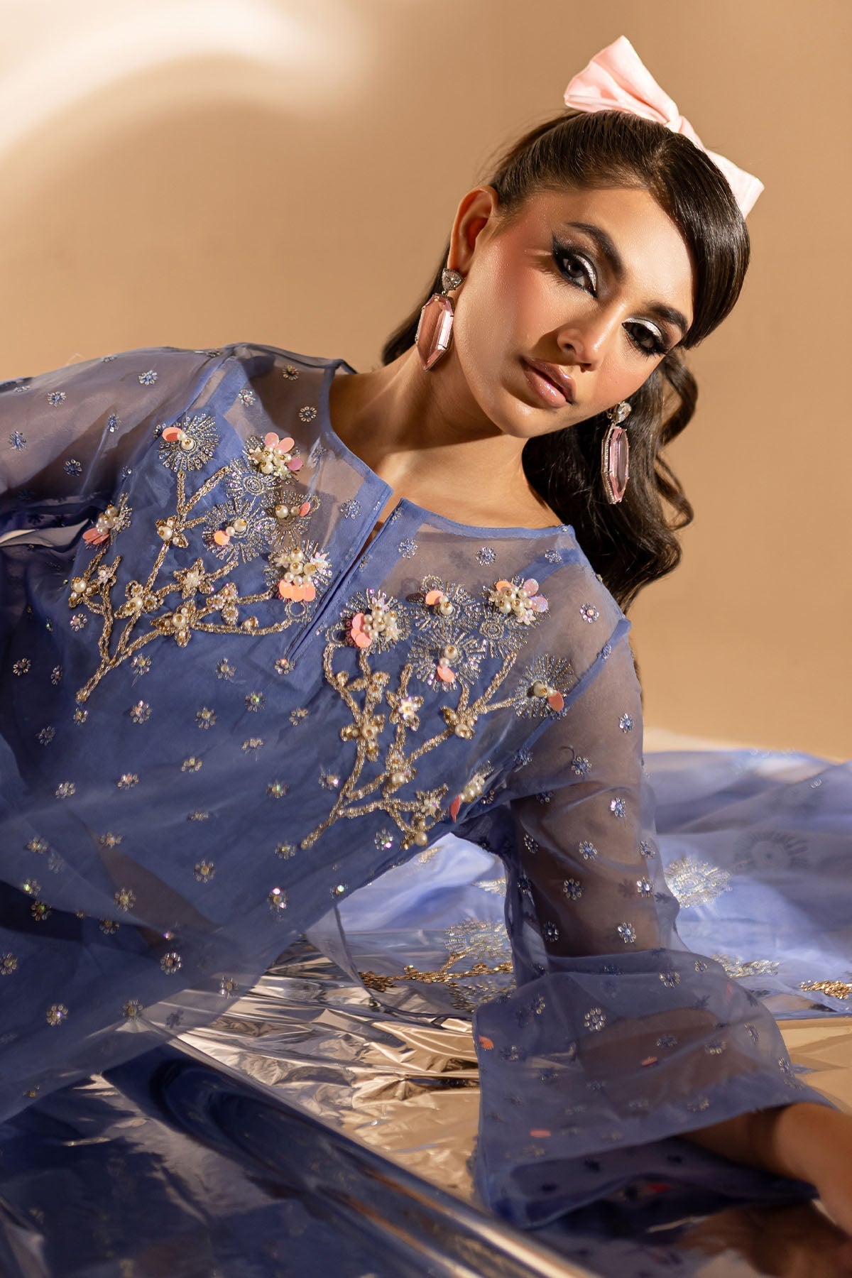 Nureh | Tiny Twinkles | TW-03 BUBBLE BERRY -  Nureh Luxury - Original Designer Dress - House of Maryam