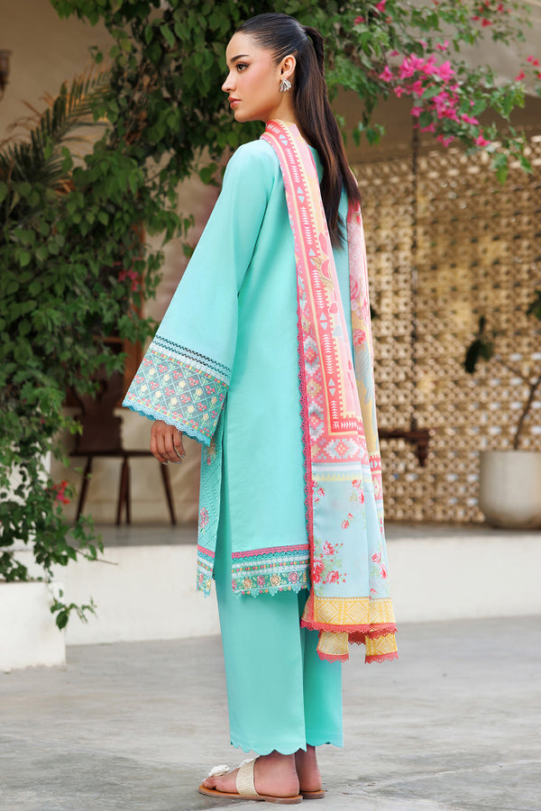 Farasha | Summer Weaves Embroidered Lawn | Ocean Veil -  Farasha Ladies Clothes - Original Designer Dress - House of Maryam