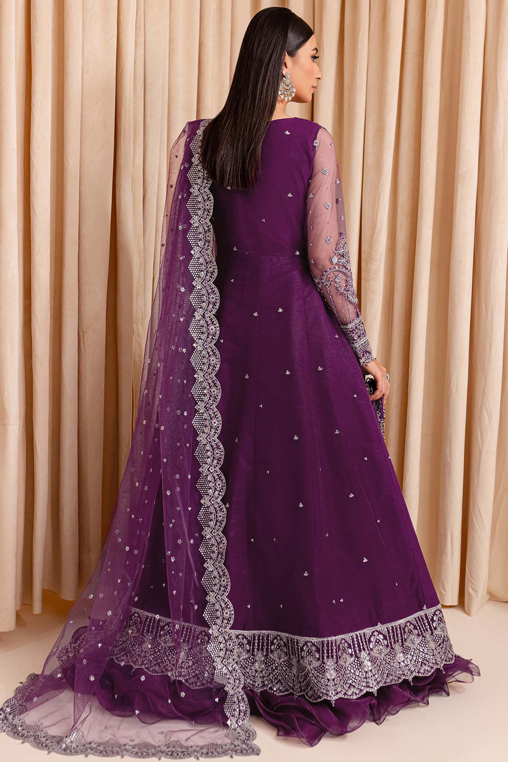Farasha | Lumiere Formals | Plum Passion -  Farasha Bridal - Original Designer Dress - House of Maryam
