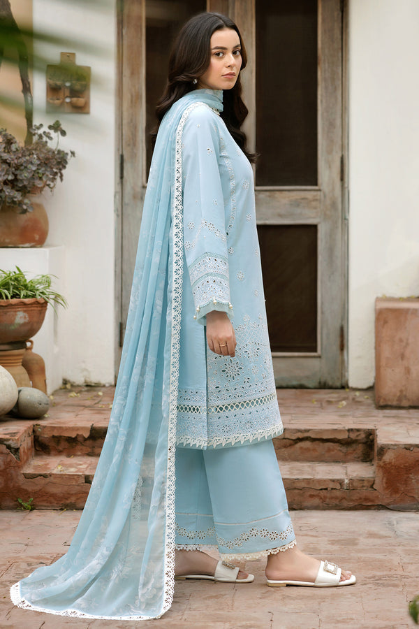 Farasha | Summer Weaves Embroidered Lawn | Sky Haze -  Farasha Ladies Clothes - Original Designer Dress - House of Maryam