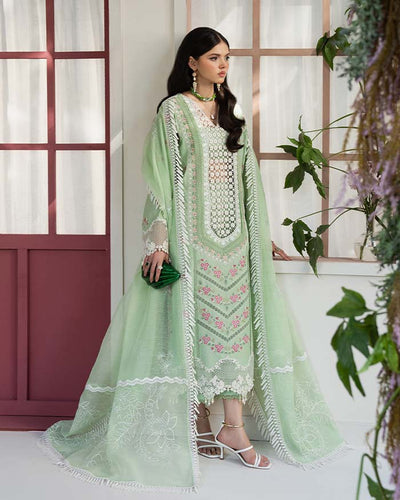 Zevk | Flora Festive Lawn | ROSEMARY -  Zevk Ladies Clothes - Original Designer Dress - House of Maryam