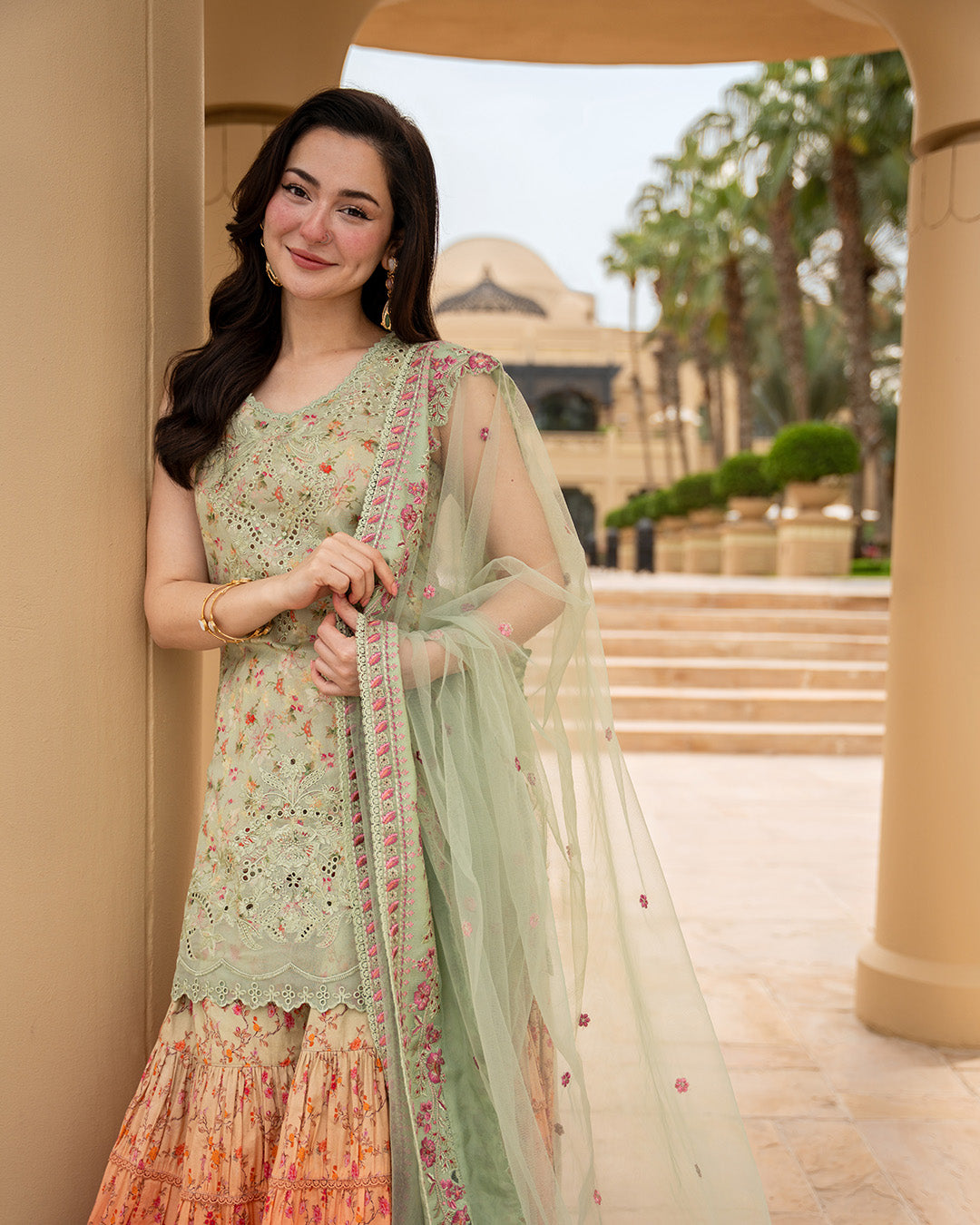 Faiza Saqlain | Aya Luxury Lawn 26' | Eldira-2