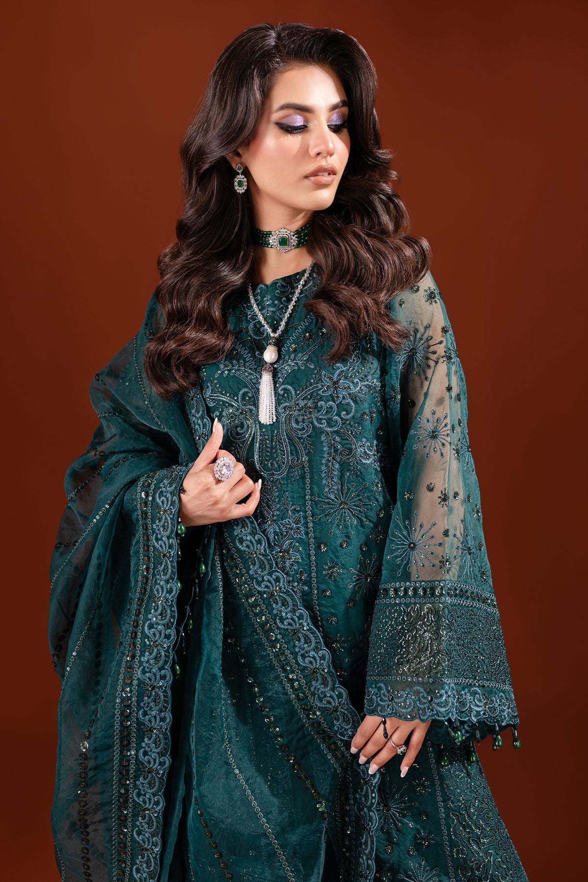 Nureh | Fancy Formals | NP-472 by Designer Nureh - House of Maryam - Pakistani Designer Ethnic Wear in {{ shop.shopifyCountryName }}