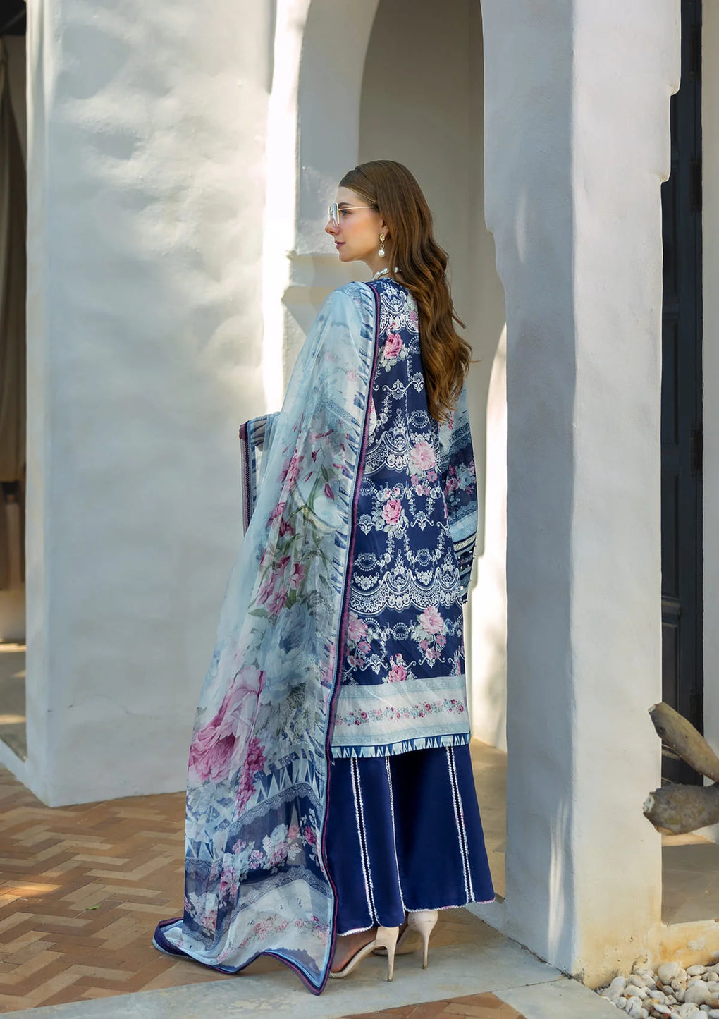 Elaf Premium | Signature 25 | ETS-06A LONDON BLUES -  Elaf Premium Ladies Clothes - Original Designer Dress - House of Maryam