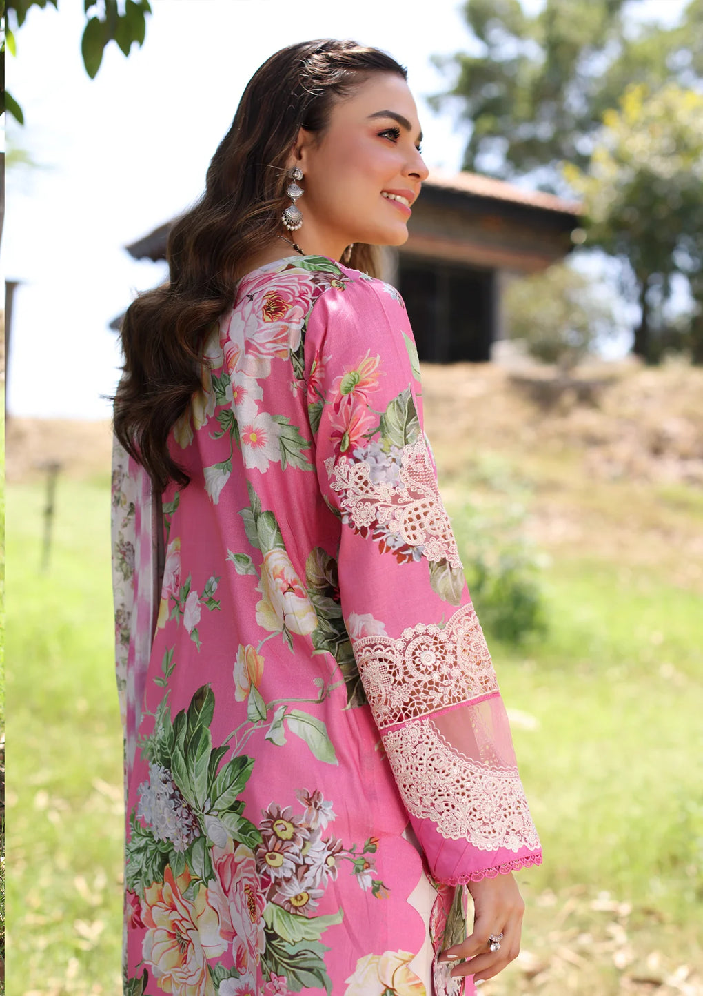 Elaf Premium | Prints Chikankari 24 | 03B PINK MUSE -  Elaf Premium Luxury - Original Designer Dress - House of Maryam