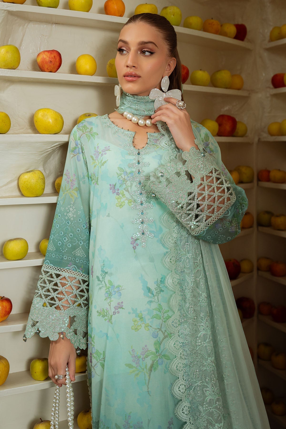 Nureh | Maya Swiss Lawn | NS-150 -  Nureh Ladies Clothes - Original Designer Dress - House of Maryam