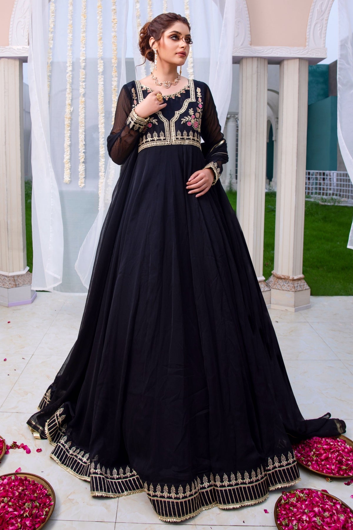 Hania & Umaimaz | Festive Collection | Kajal -  Hania & Umaima  - Original Designer Dress - House of Maryam