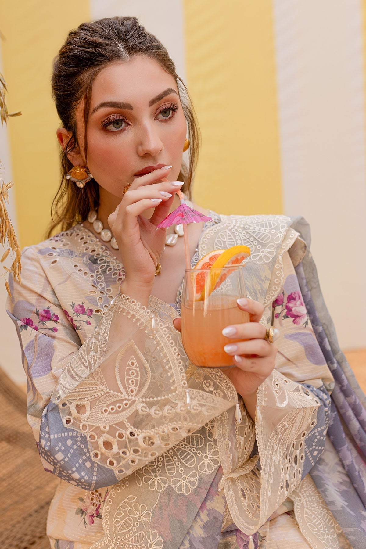 Nureh | Gardenia Lawn 25 | NSG-177 -  Nureh Ladies Clothes - Original Designer Dress - House of Maryam