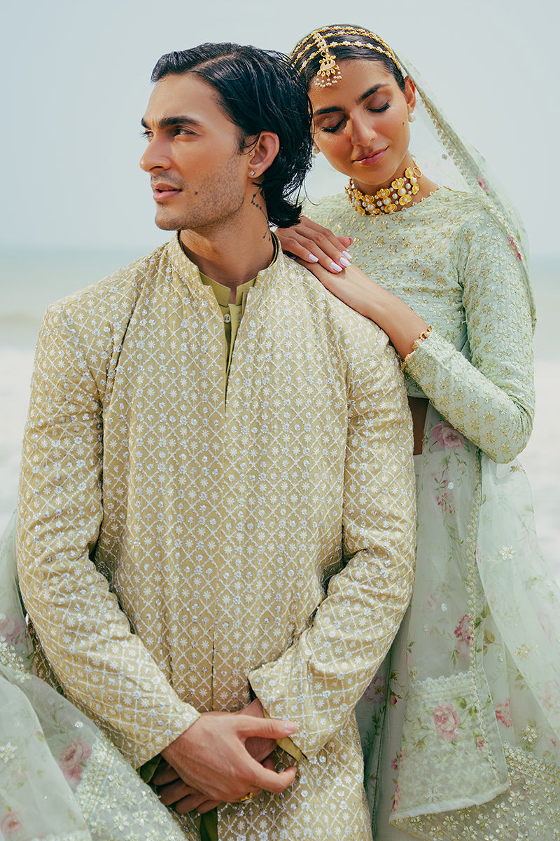Cross Stitch | Wedding Collection 24 | TRANQUIL HAZE -  Cross Stitch Formal - Original Designer Dress - House of Maryam