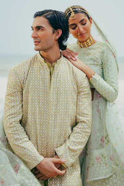 Cross Stitch | Wedding Collection 24 | TRANQUIL HAZE -  Cross Stitch Formal - Original Designer Dress - House of Maryam