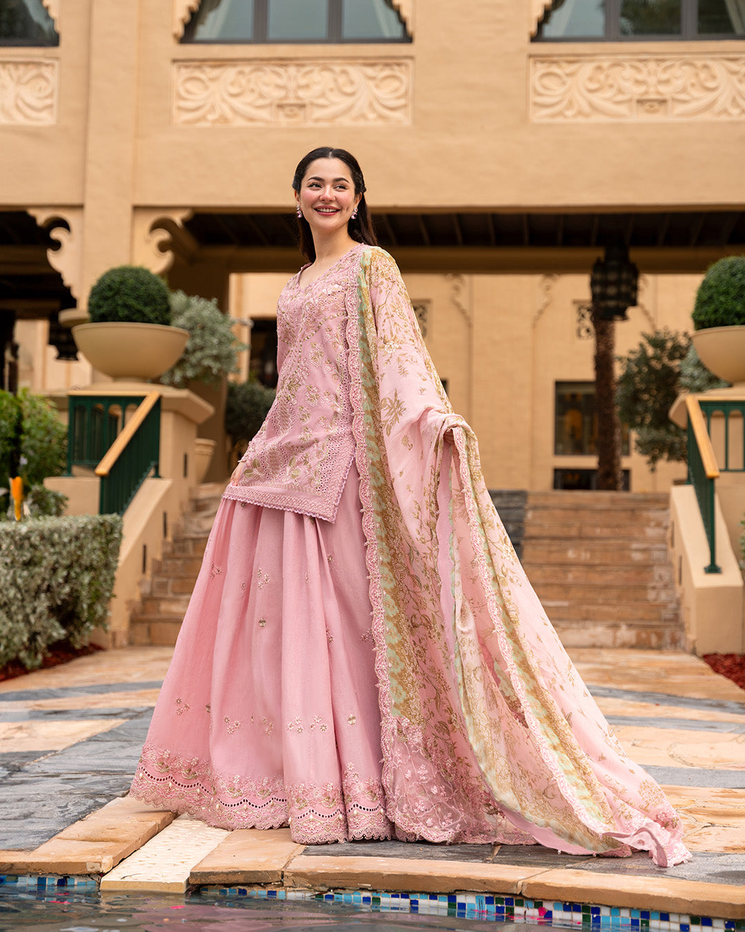 Faiza Saqlain | Aya Luxury Lawn 26' | Asja-2