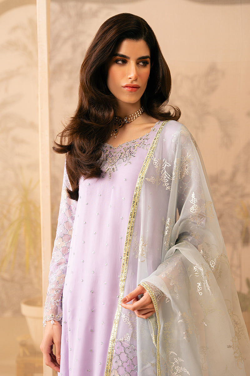 Cross Stitch | Luxe Atelier 24 | LILAC LUSTER by Designer Cross Stitch - House of Maryam - Pakistani Designer Ethnic Wear in {{ shop.shopifyCountryName }}