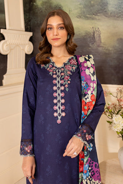 Farasha | Seraya Lawn 24 | INDIGO -  Farasha Luxury - Original Designer Dress - House of Maryam