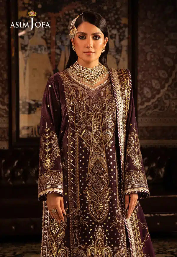 Asim Jofa | Makhmal Wedding Velvet 23 | AJMM-06