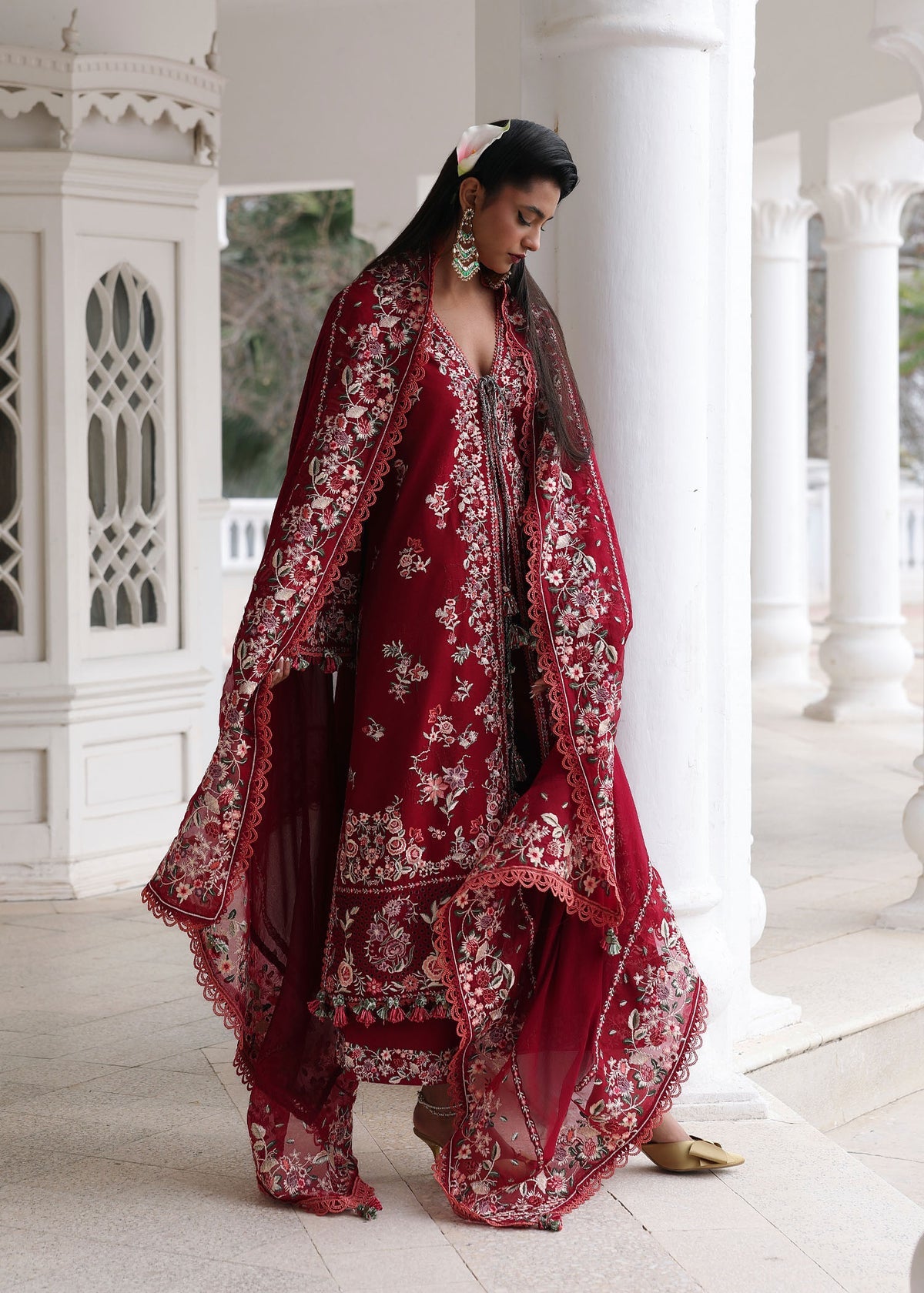 Hussain Rehar | Kalabagh Luxury Lawn 26 | Kastanaa, image 5
