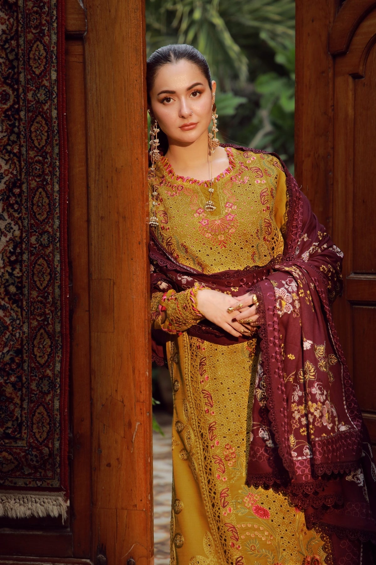 Maryam Hussain | Winter Shawl 25 | Soz, image 2