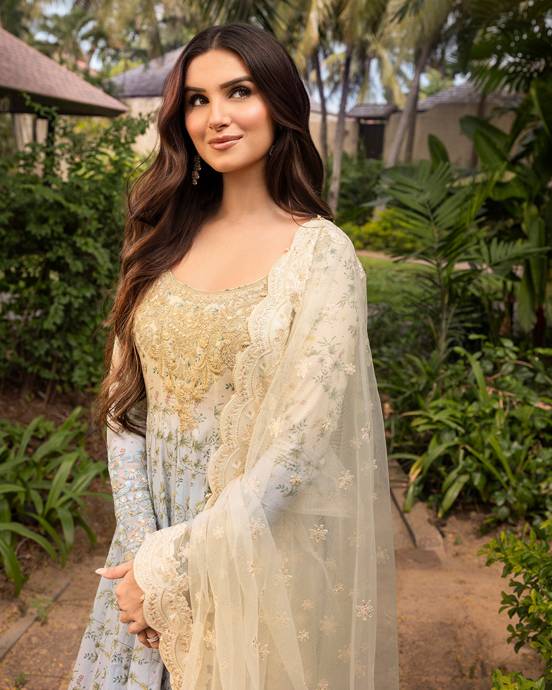 Faiza Saqlain | Zinnia Lawn 25 | Freesia -  Faiza Saqlain Ladies Clothes - Original Designer Dress - House of Maryam