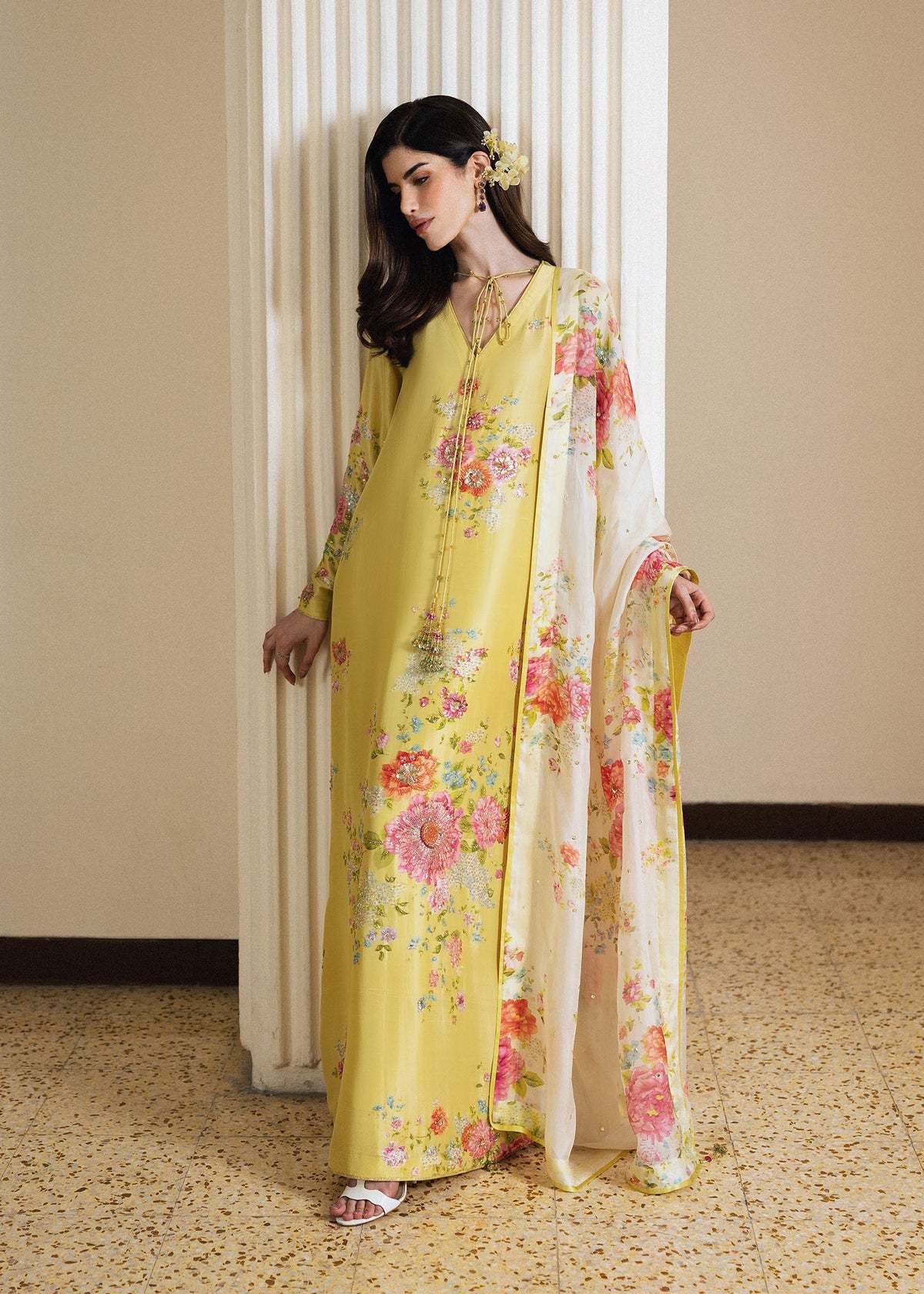 Hussain Rehar | Luxury Pret 26 | Rose Aura-5