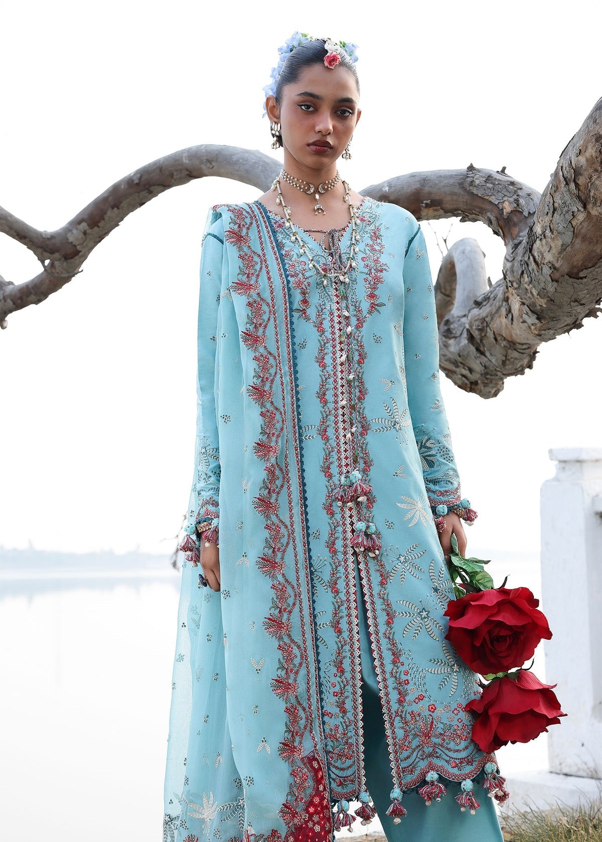 Hussain Rehar | Kalabagh Luxury Lawn 26 | Sepher, image 5