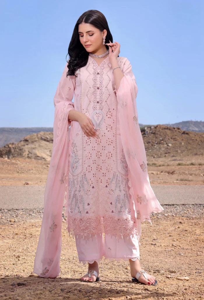 Humdum | Afsoon Lawn 24 | D02 -  HumDum Luxury - Original Designer Dress - House of Maryam