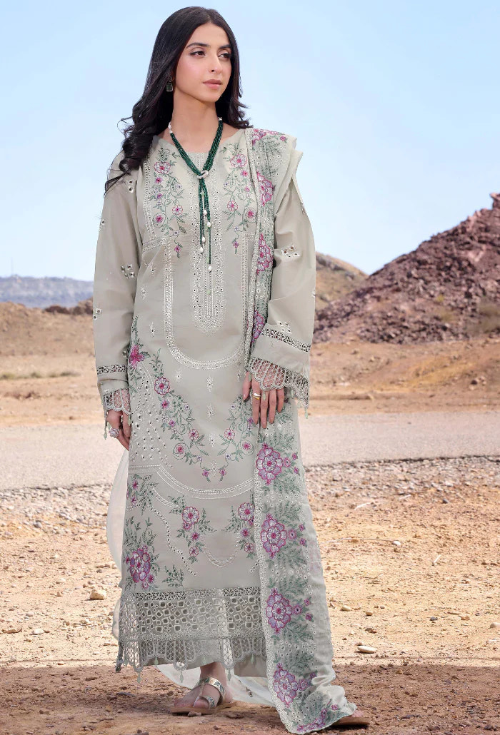 Humdum | Afsoon Lawn 24 | D04 -  HumDum Luxury - Original Designer Dress - House of Maryam