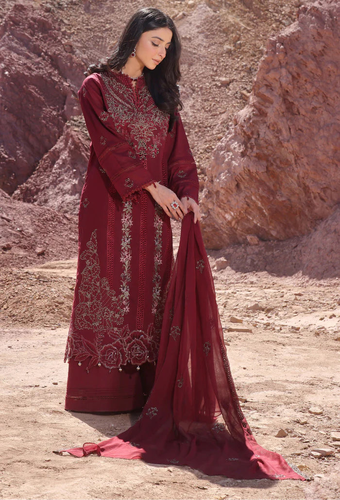 Humdum | Afsoon Lawn 24 | D05 -  HumDum Luxury - Original Designer Dress - House of Maryam