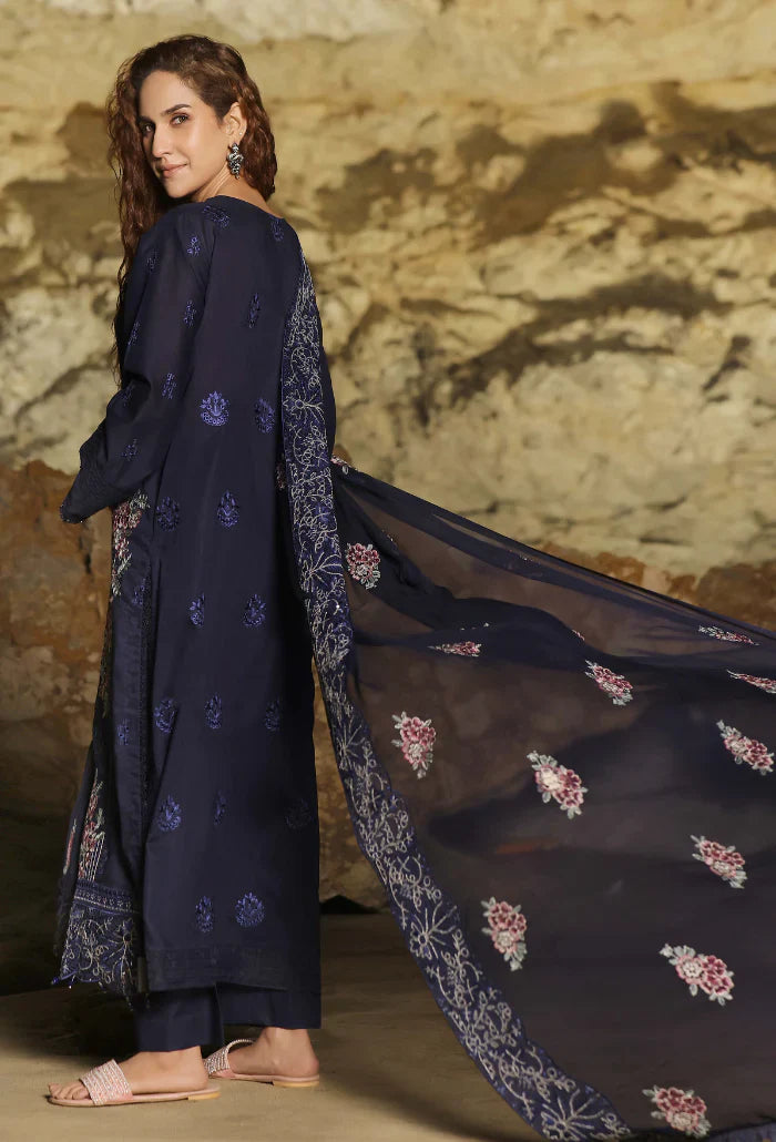 Humdum | Afsoon Lawn 24 | D08 -  HumDum Luxury - Original Designer Dress - House of Maryam