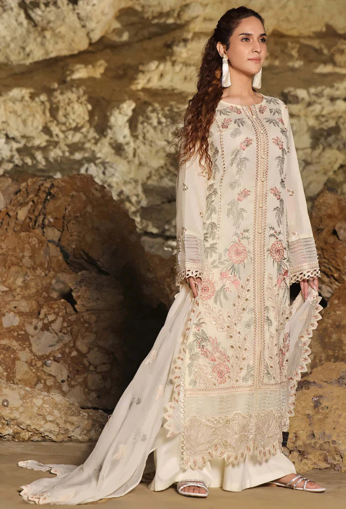 Humdum | Afsoon Lawn 24 | D07 -  HumDum Luxury - Original Designer Dress - House of Maryam