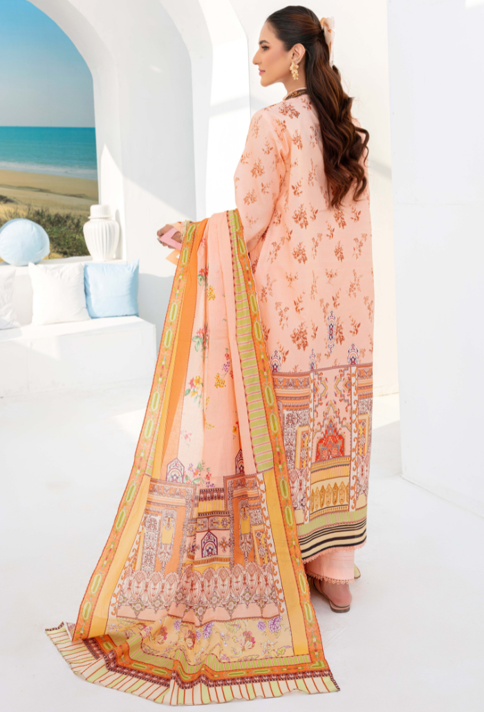 Humdum | Saira Bano Lawn 24 | D10 by Designer HumDum - House of Maryam - Pakistani Designer Ethnic Wear in {{ shop.shopifyCountryName }}