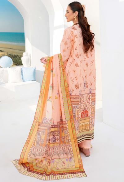 Humdum | Saira Bano Lawn 24 | D10 -  HumDum Casuals - Original Designer Dress - House of Maryam