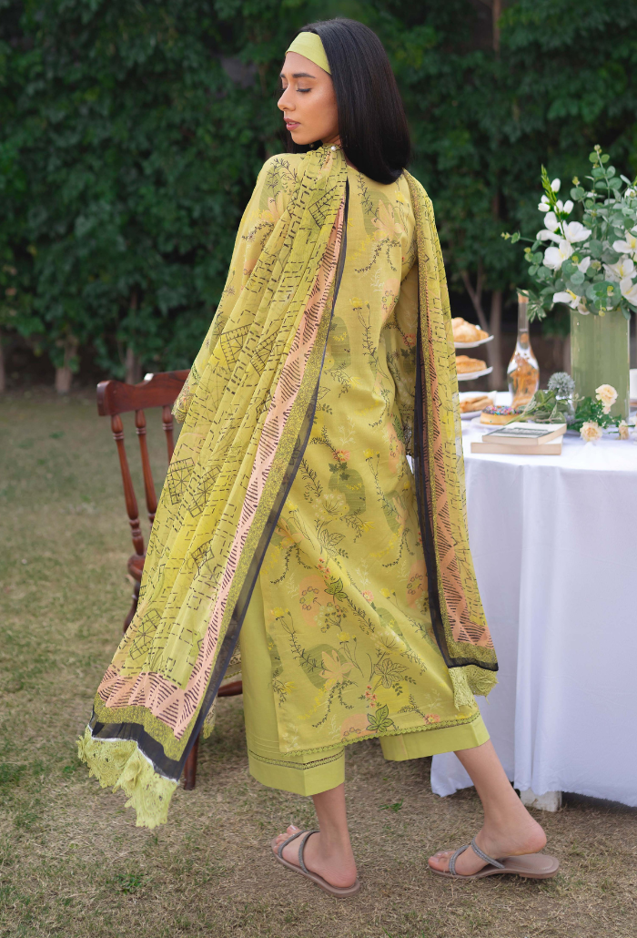 Humdum | Gardenia Lawn 24 | Printkari Lawn PLG 09 by Designer HumDum - House of Maryam - Pakistani Designer Ethnic Wear in {{ shop.shopifyCountryName }}