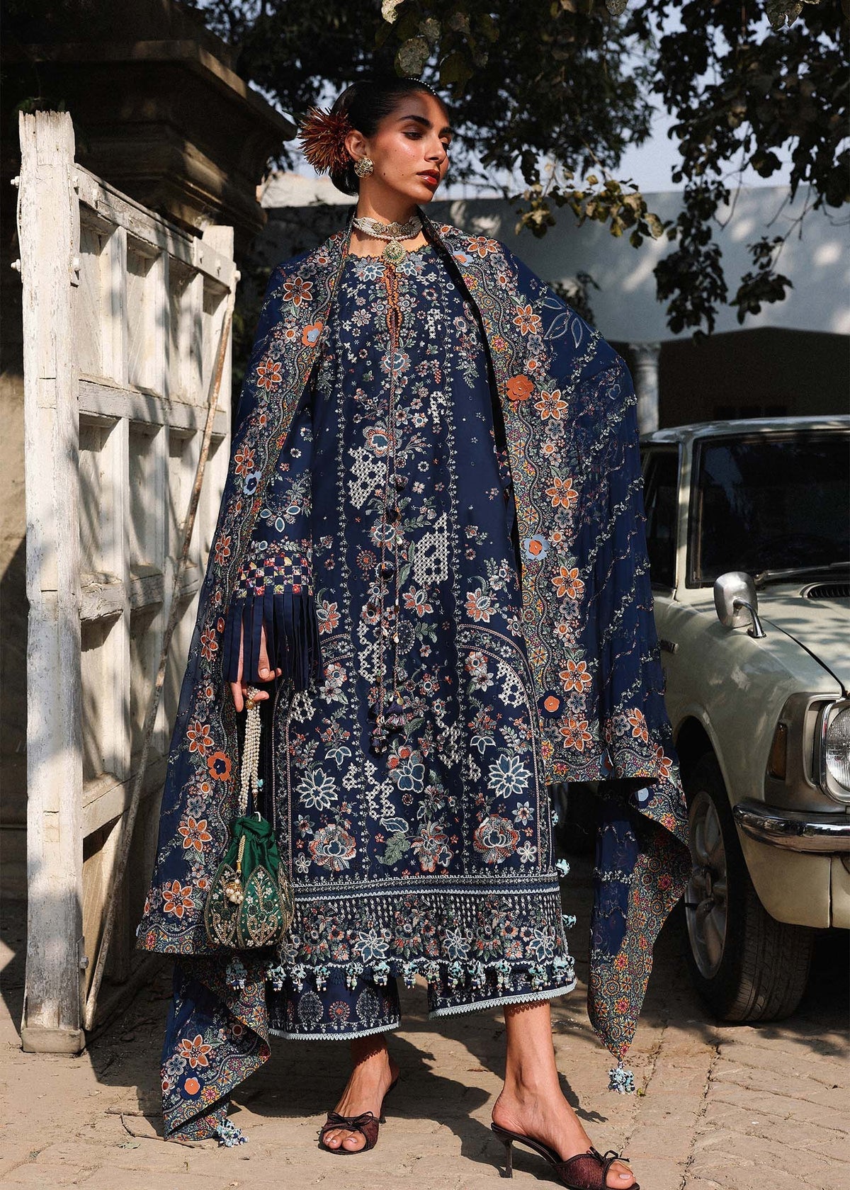 Hussain Rehar | Kalabagh Luxury Lawn 26 | Amalfi, image 4