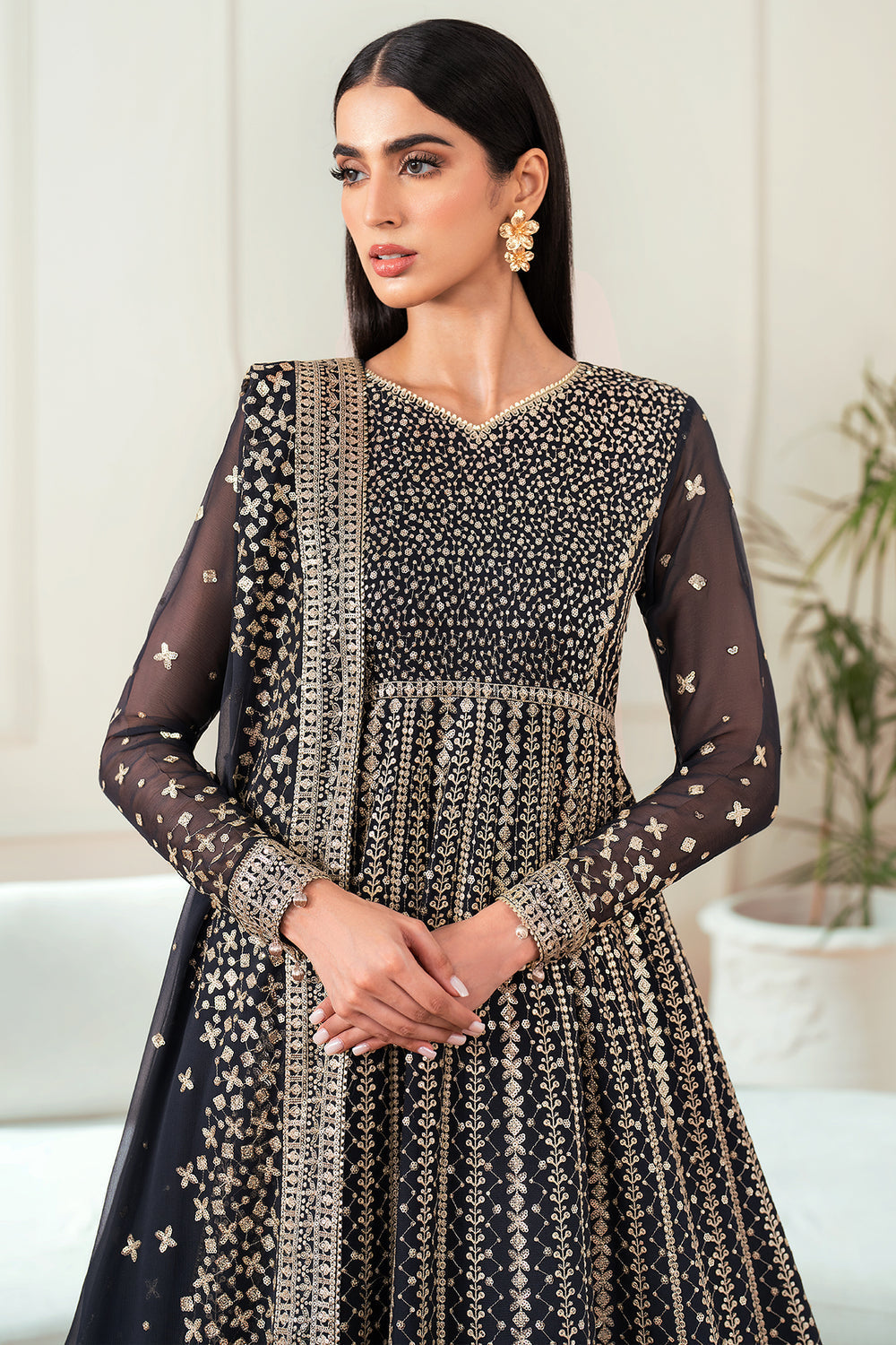 Farasha | Essence Formals 25 | Midnight Navy -  Farasha Ladies Clothes - Original Designer Dress - House of Maryam