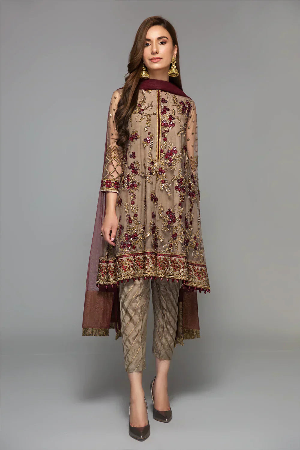 Baroque | Formals Collection | UF-14 -  Baroque Formal - Original Designer Dress - House of Maryam