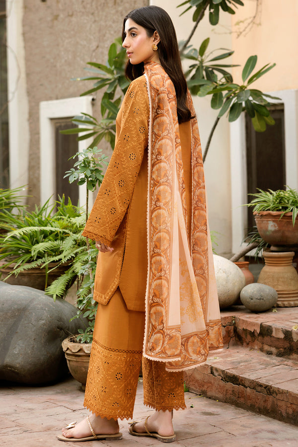 Farasha | Summer Weaves Embroidered Lawn | Golden Dusk -  Farasha Ladies Clothes - Original Designer Dress - House of Maryam