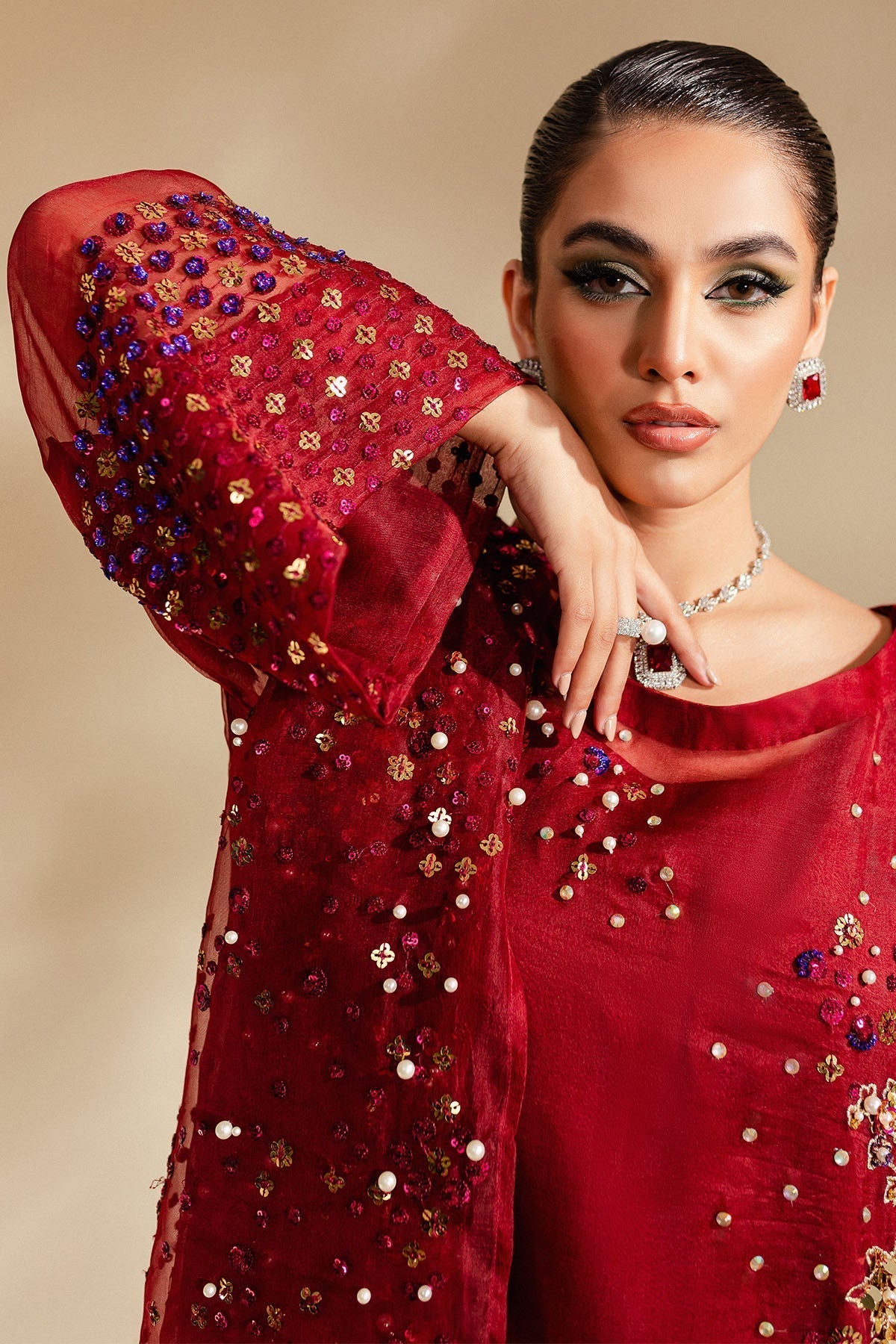 Nureh | Tiny Twinkles | LOVE STRUCK by Designer Nureh - House of Maryam - Pakistani Designer Ethnic Wear in {{ shop.shopifyCountryName }}