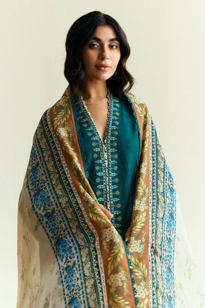 Zara Shahjahan | Coco Eid Edit | Marigold-D4 -  Zara Sahjahan Ladies Clothes - Original Designer Dress - House of Maryam