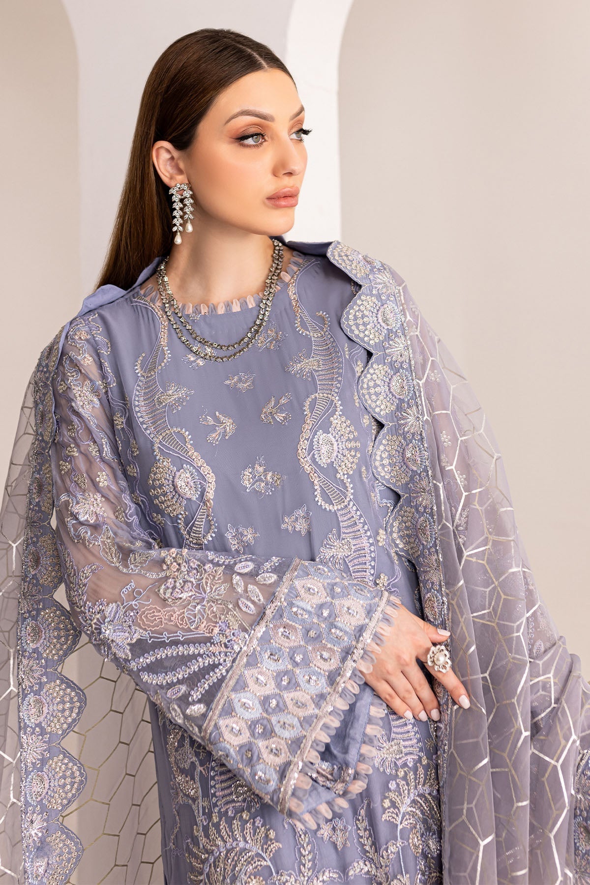 Nureh | Fancy Formals | NP-518 by Designer Nureh - House of Maryam - Pakistani Designer Ethnic Wear in {{ shop.shopifyCountryName }}